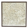 Wandornament 80x4x80 cm XELHU crème+donker bruin