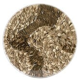 Wandornament Ø80x6 cm YAXUNA crème-bruin+helder