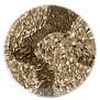 Wandornament Ø80x6 cm YAXUNA crème-bruin+helder