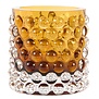 Theelicht Ø10x9,5 cm SUSURRO glas amber