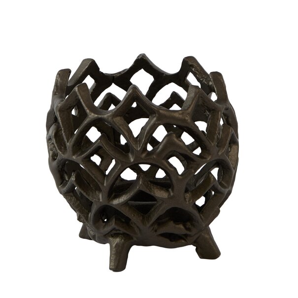 Light en Living Theelicht Ø10x10 cm GUBANI mat bruin-brons