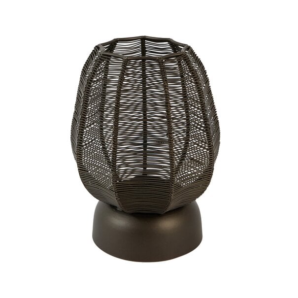 Light en Living Windlicht Ø18,5x24 cm SAMRET mat bruins-brons
