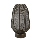 Windlicht Ø23x38,5 cm SAMRET mat bruin-brons