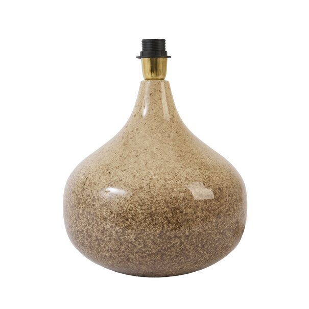 Light en Living Lampvoet Ø30x30 cm LUCIO glans crème-donker bruin