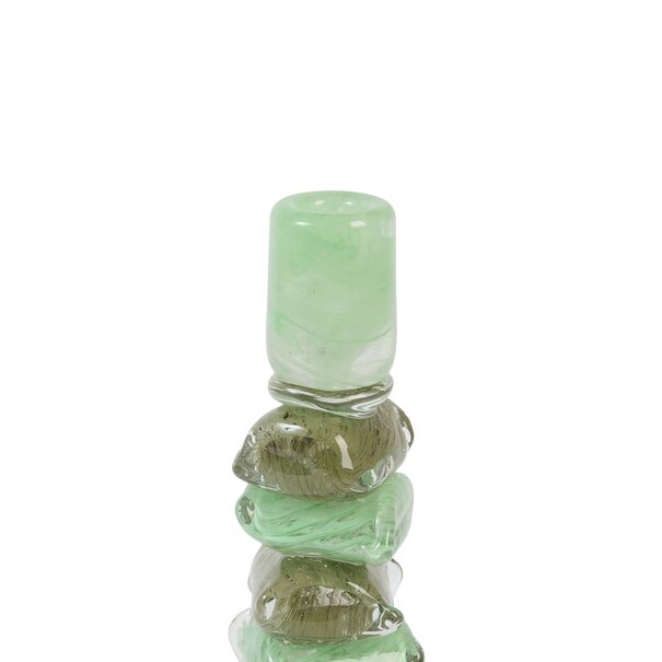 Light en Living Kandelaar Ø11,5x35 cm ESTINA mint+groen