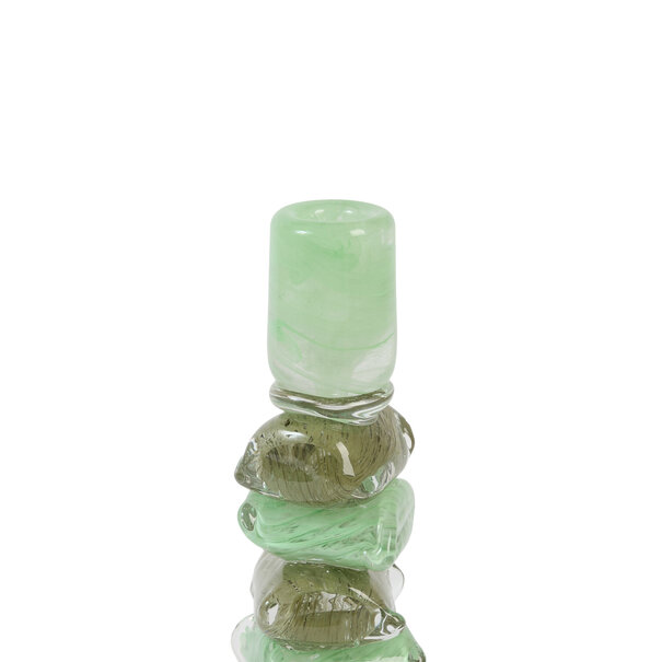 Light en Living Kandelaar Ø11,5x29,5 cm ESTINA mint+groen