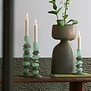 Kandelaar Ø11,5x23 cm ESTINA mint+groen