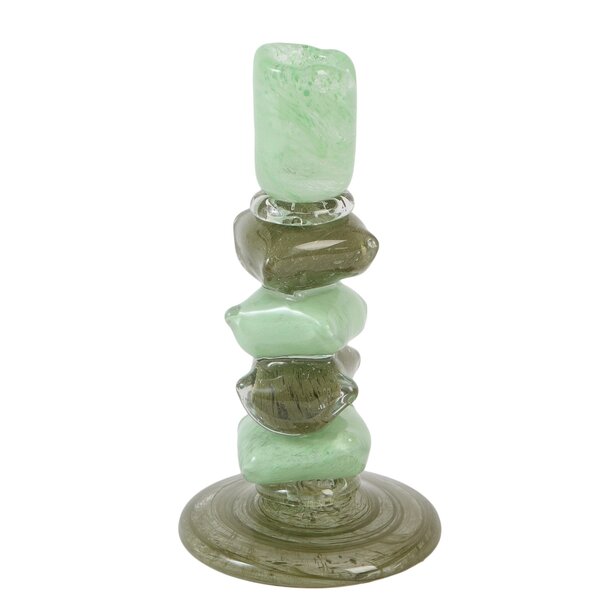 Light en Living Kandelaar Ø11,5x23 cm ESTINA mint+groen