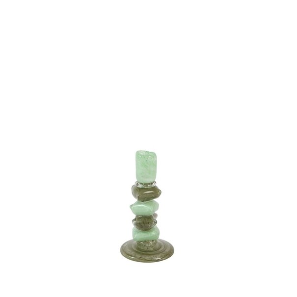 Light en Living Kandelaar Ø11,5x23 cm ESTINA mint+groen
