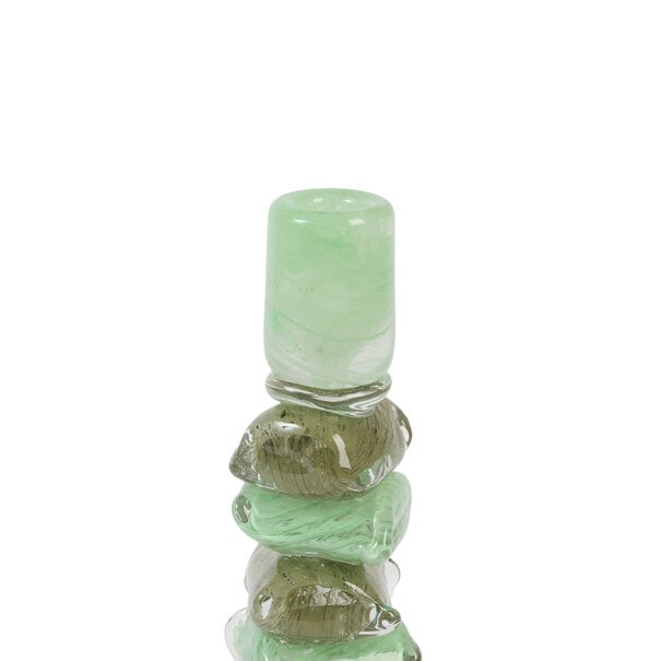 Light en Living Kandelaar Ø11,5x23 cm ESTINA mint+groen