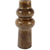 Lampvoet Ø19x57 cm ROUCA keramiek donker bruin