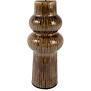 Lampvoet Ø19x57 cm ROUCA keramiek donker bruin