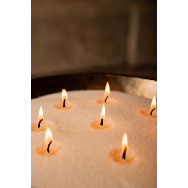 PTMD Pearl Candle Wax 500 gram beige + Candle Wax wick box