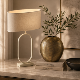 Lampvoet 21x10x45 cm JAMIRI creme