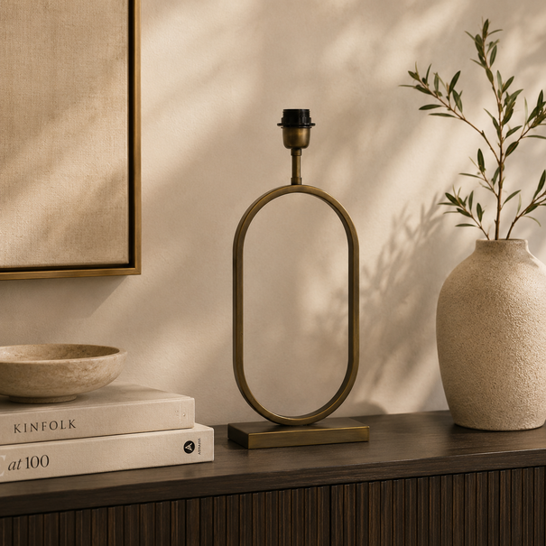 Light en Living Lampvoet 21x10x45 cm JAMIRI antiek brons
