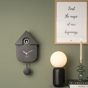 Klok Modern Cuckoo - Zwart