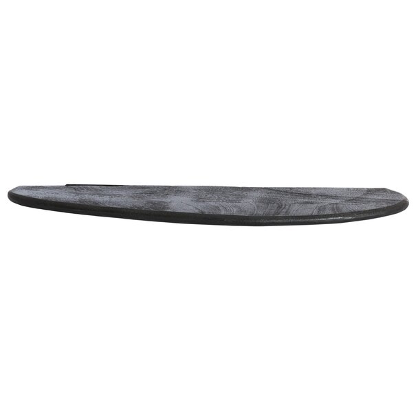 Light en Living Wandplank 70x17x2 cm GINOSA hout  mat zwart