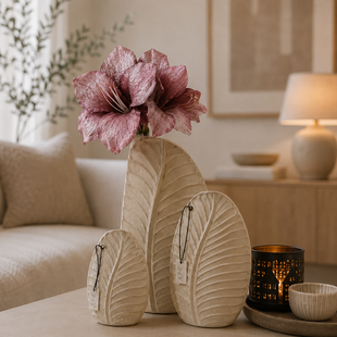 Kunstbloem Amaryllis roze
