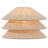 Wandlamp E14 28x14x19 cm WARIDO linnen naturel