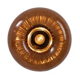 Wandlamp Ø30 cm MASHA glas bruin+bruin-brons