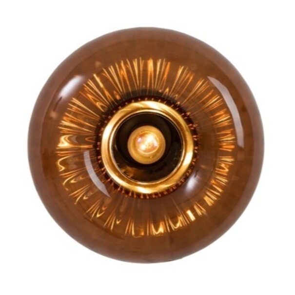 Light en Living Wandlamp Ø30 cm MASHA glas bruin+bruin-brons
