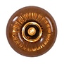 Wandlamp Ø30 cm MASHA glas bruin+bruin-brons
