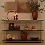 Lampvoet 39x15x39,5 cm ELIORO mat bruin-brons