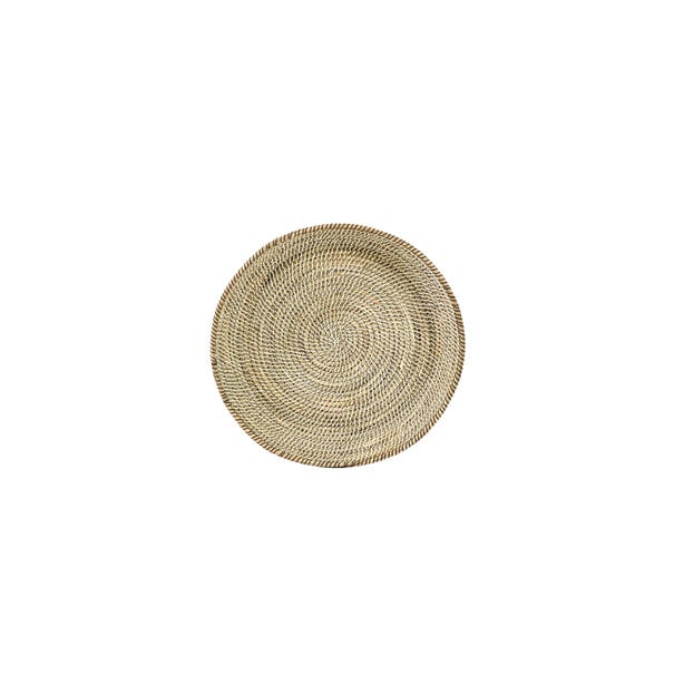 Light en Living Schaal/wandorn Set van 3 Ø25x3,5+Ø35x6+Ø45x7 cm BURICA zeegras nat
