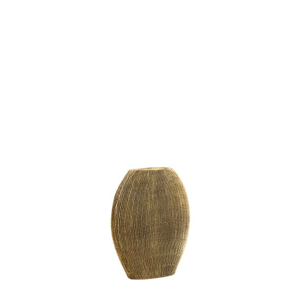 Light en Living Vaas deco 30x11x30,5 cm BUBIO antiek brons