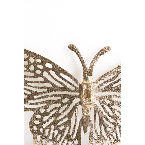 Light en Living Ornament BUTTERFLY set van 3 glanzend goud