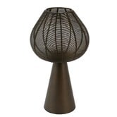 Windlicht Ø24x40 cm MARET mat bruin-brons