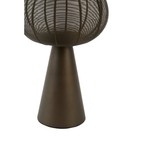 Light en Living Windlicht Ø24x40 cm MARET mat bruin-brons