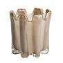 Waxinelichthouder Gramma 15x15 cm - taupe