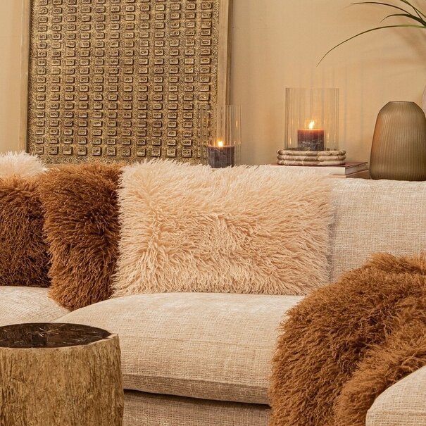 PTMD Kussen Rexx Beige rechthoekig