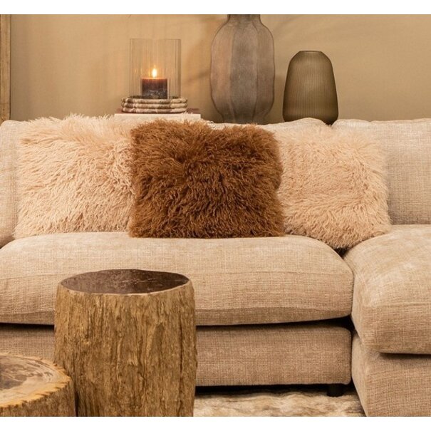 PTMD Kussen Rexx Beige rechthoekig