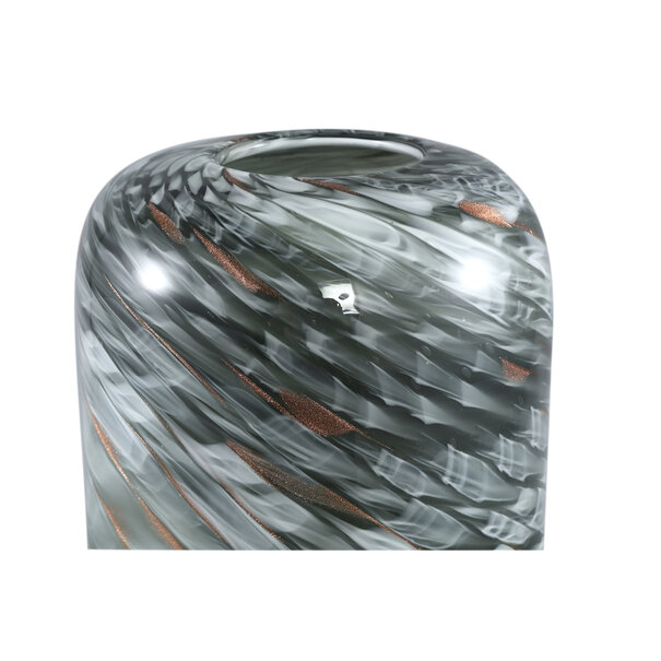 PTMD Vaas Kelsh Grijs Waves glas mixed rond L