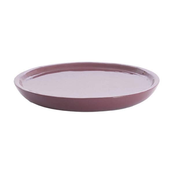 Light en Living Schaal Ø42x5 cm ADA glans aubergine