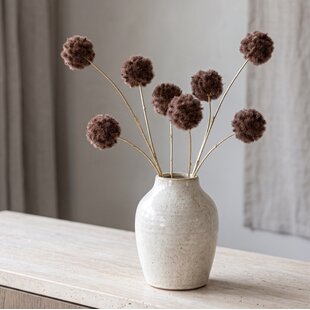 Kunstbloem Taraxacum 3x bruin - 8 x 20 x 80 cm