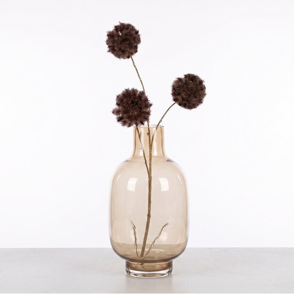 Countryfield Kunstbloem Taraxacum 3x bruin - 8 x 20 x 80 cm