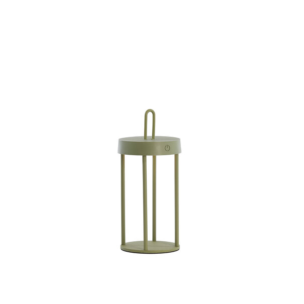 Light en Living Tafellamp LED Ø13x28 cm ISALO olijfgroen