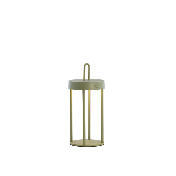 Light en Living Tafellamp LED Ø13x28 cm ISALO olijfgroen