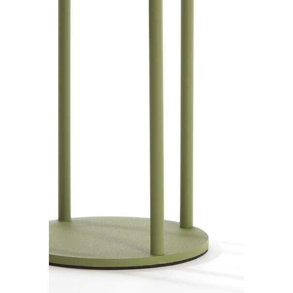 Light en Living Tafellamp LED Ø13x28 cm ISALO olijfgroen
