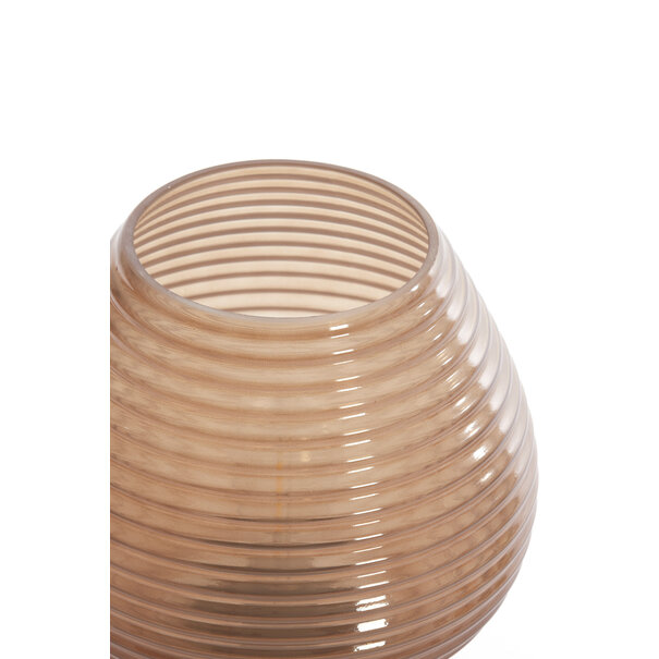 Light en Living Tafellamp LED Ø22x27 cm ALENNA glas bruin