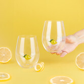 Set van 2 glazen Botanical Lemon