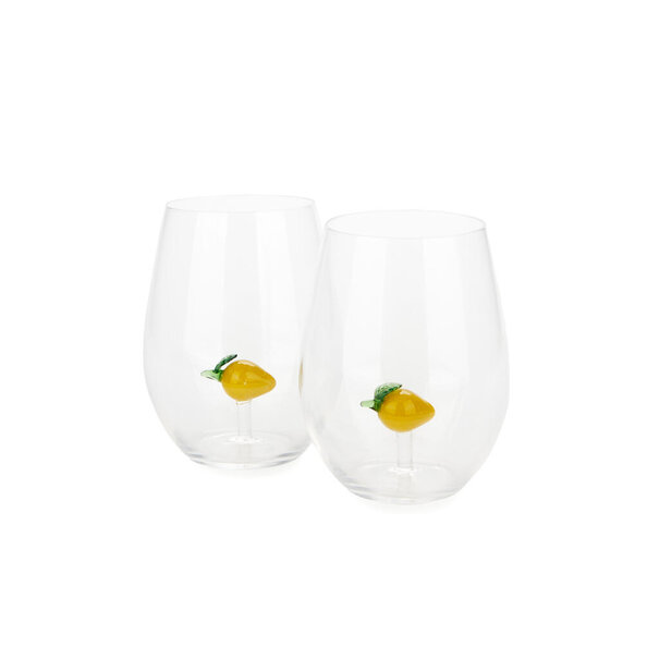 Balvi Set van 2 glazen Botanical Lemon