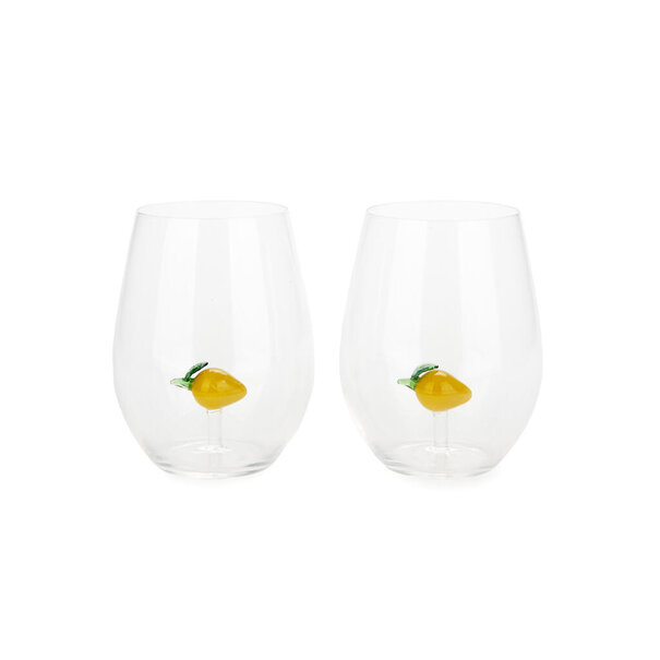 Balvi Set van 2 glazen Botanical Lemon