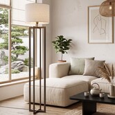 Vloerlamp 30x30x140 cm MACE bruin van Light & Living