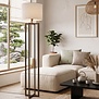Vloerlamp 30x30x140 cm MACE bruin van Light & Living