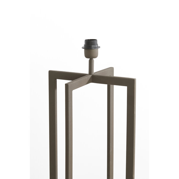 Light en Living Vloerlamp 30x30x140 cm MACE bruin van Light & Living