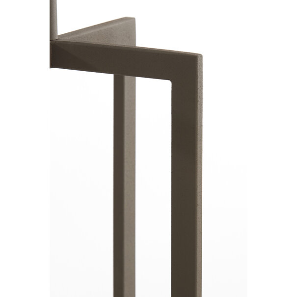 Light en Living Vloerlamp 30x30x140 cm MACE bruin van Light & Living